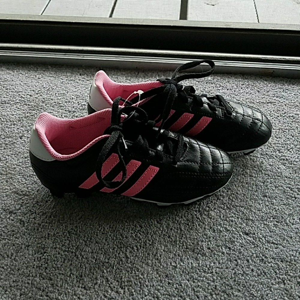 Girls Adidas soccer cleats size 13
